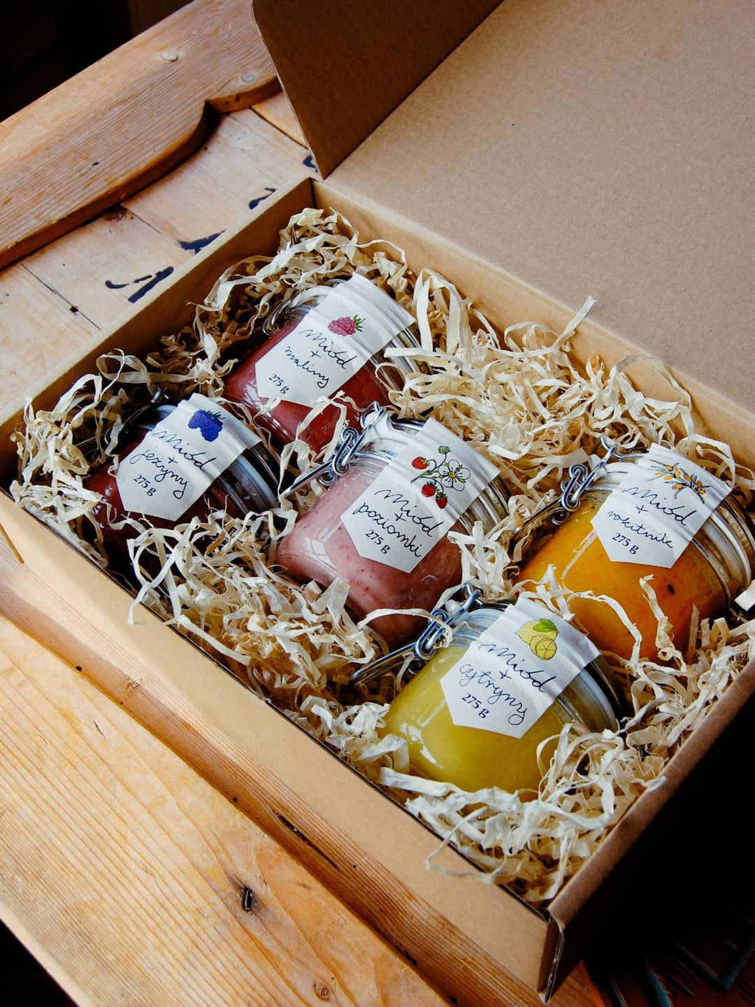 Zestawy prezentowe miodów