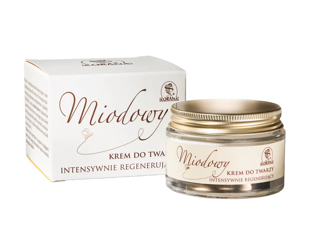 Miodowy krem do twarzy intensywnie regenerujący - Korana