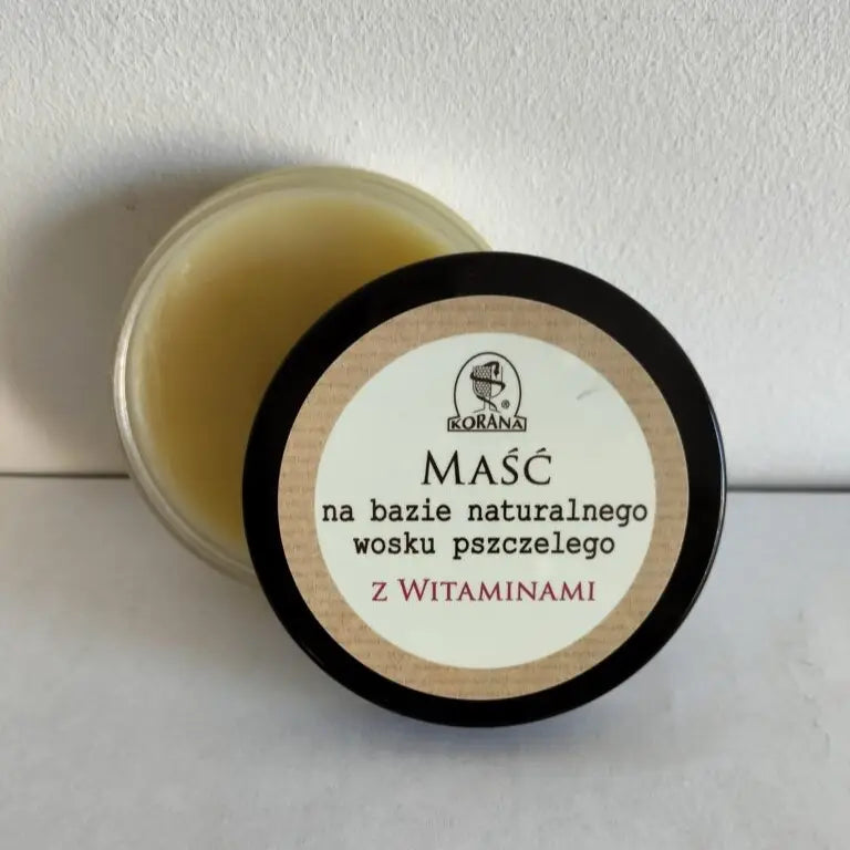 Maść na bazie naturalnego wosku pszczelego z witaminami - Gospodarstwo Pasieczne Leśny Dwór