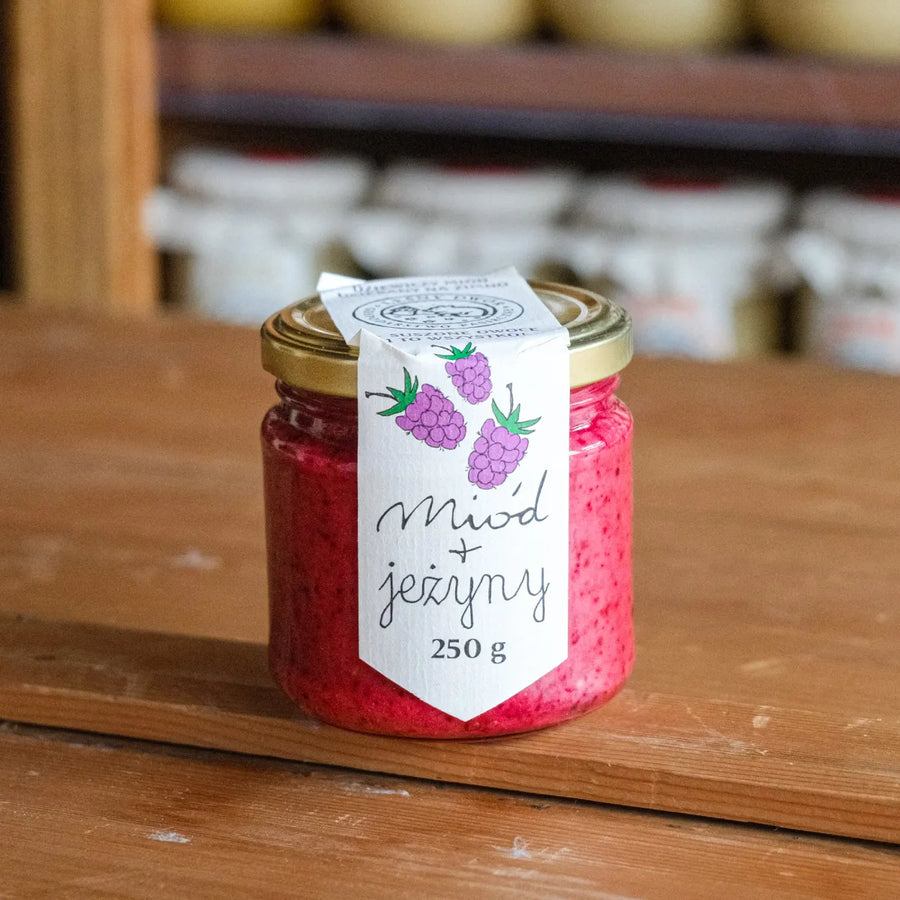 Miód z jeżynami - Gospodarstwo Pasieczne Leśny Dwór