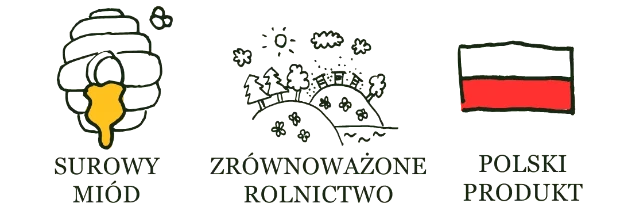 Surowy miód - Zrównoważone rolnictwo - Polski produkt - Gospodarstwo Pasieczne Leśny Dwór