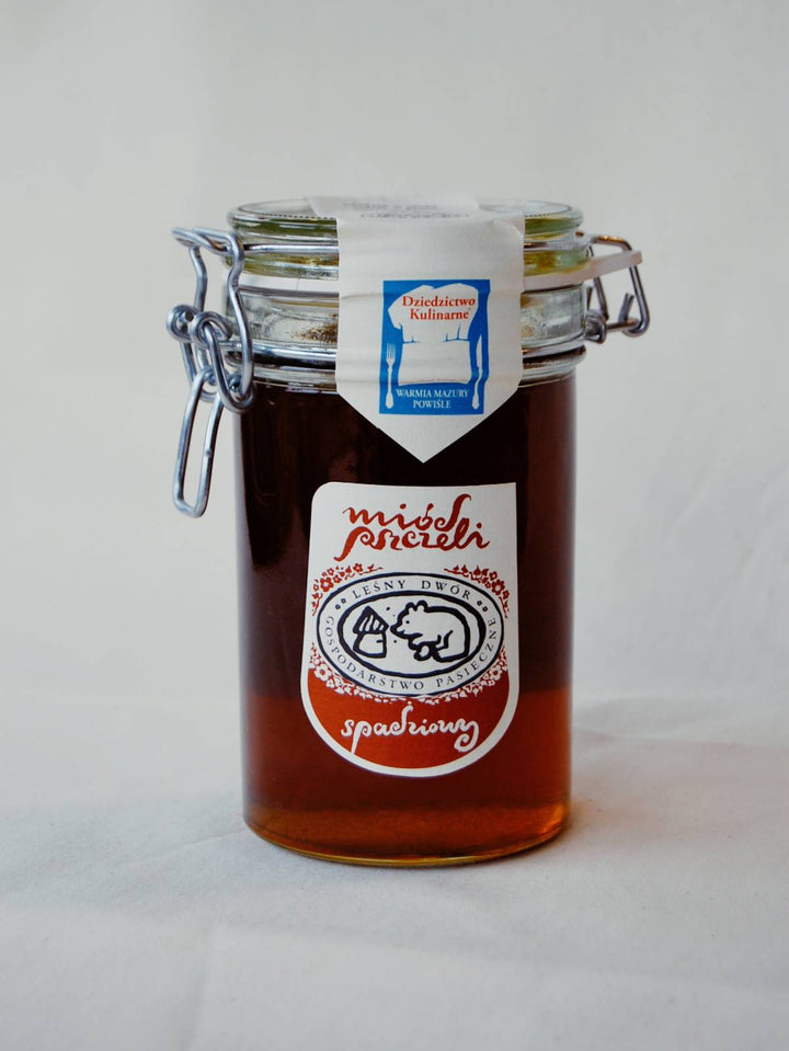Miód spadziowy iglasty - Gospodarstwo Pasieczne Leśny Dwór