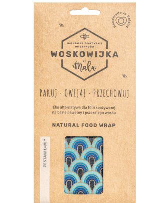 Woskowijka zapakowana w papierowe opakowanie