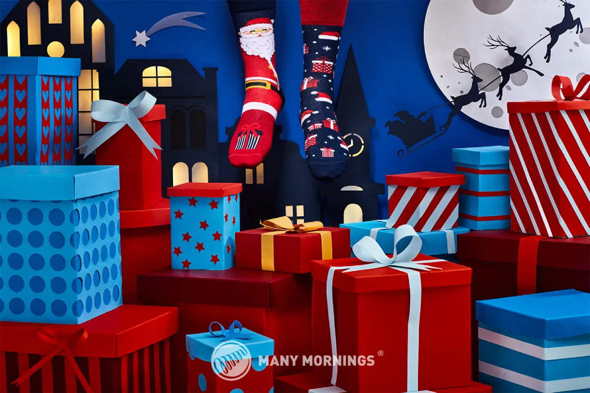 Skarpety w Mikołaje SANTA CLAUS - Many Mornings - Gospodarstwo Pasieczne Leśny Dwór