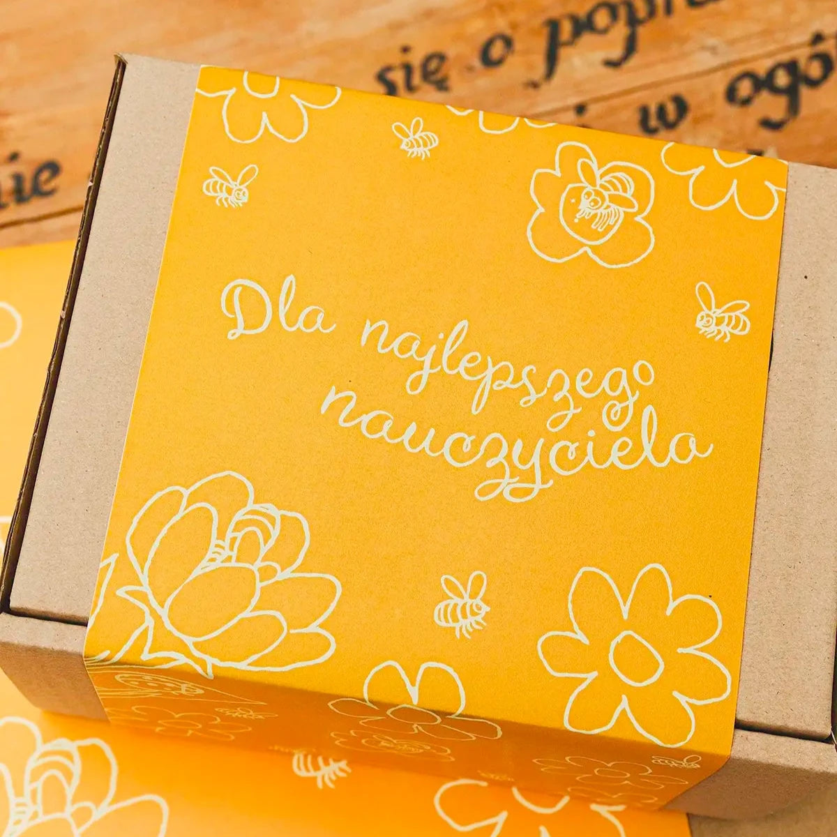 Dla najlepszego nauczyciela - opakowanie prezentowe - Gospodarstwo Pasieczne Leśny Dwór