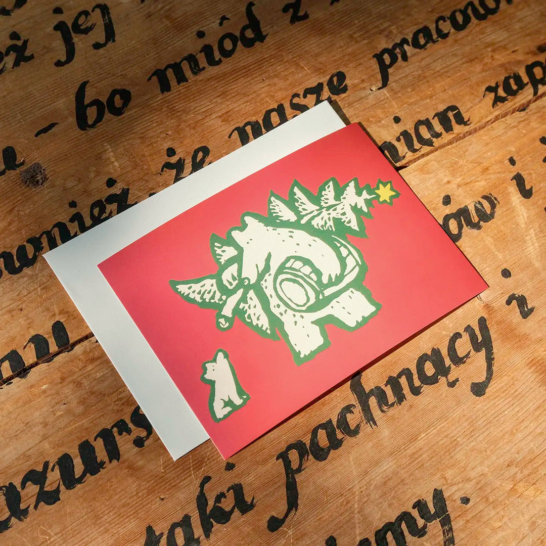 Kartka z życzeniami do prezentu - Boże Narodzenie