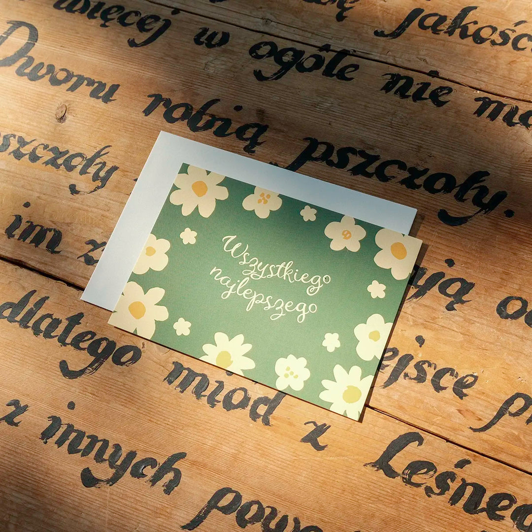 Kartka z życzeniami "Wszystkiego najlepszego"