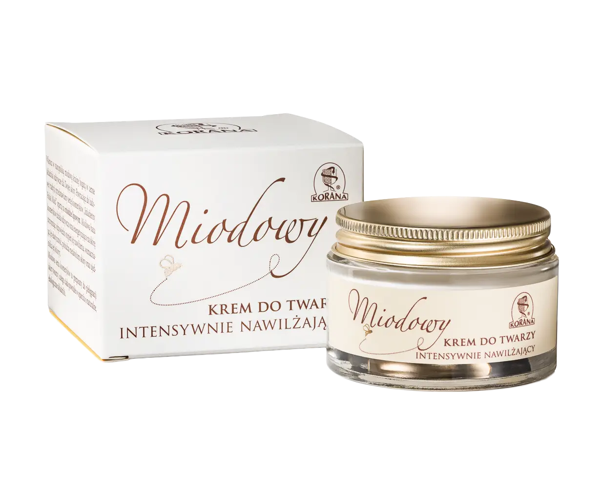 Miodowy krem do twarzy intensywnie nawilżający - Korana