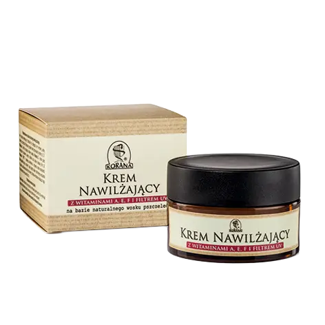 Wosk krem nawilżający z wit. A, E, F i filtrem UV - Korana