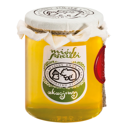 Miód akacjowy - Gospodarstwo Pasieczne Leśny Dwór