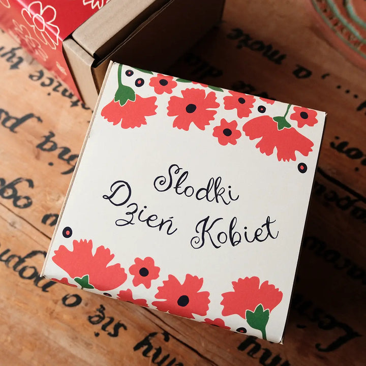 Opakowanie na zestaw prezentowy z miodem z okazji Dnia Kobiet