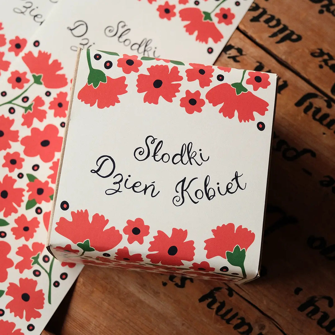 Opakowanie na zestaw prezentowy z miodem z okazji Dnia Kobiet