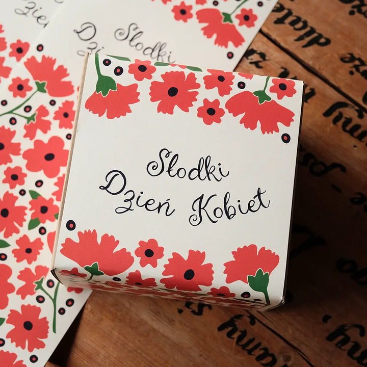 Opakowanie na zestaw prezentowy z miodem z okazji Dnia Kobiet
