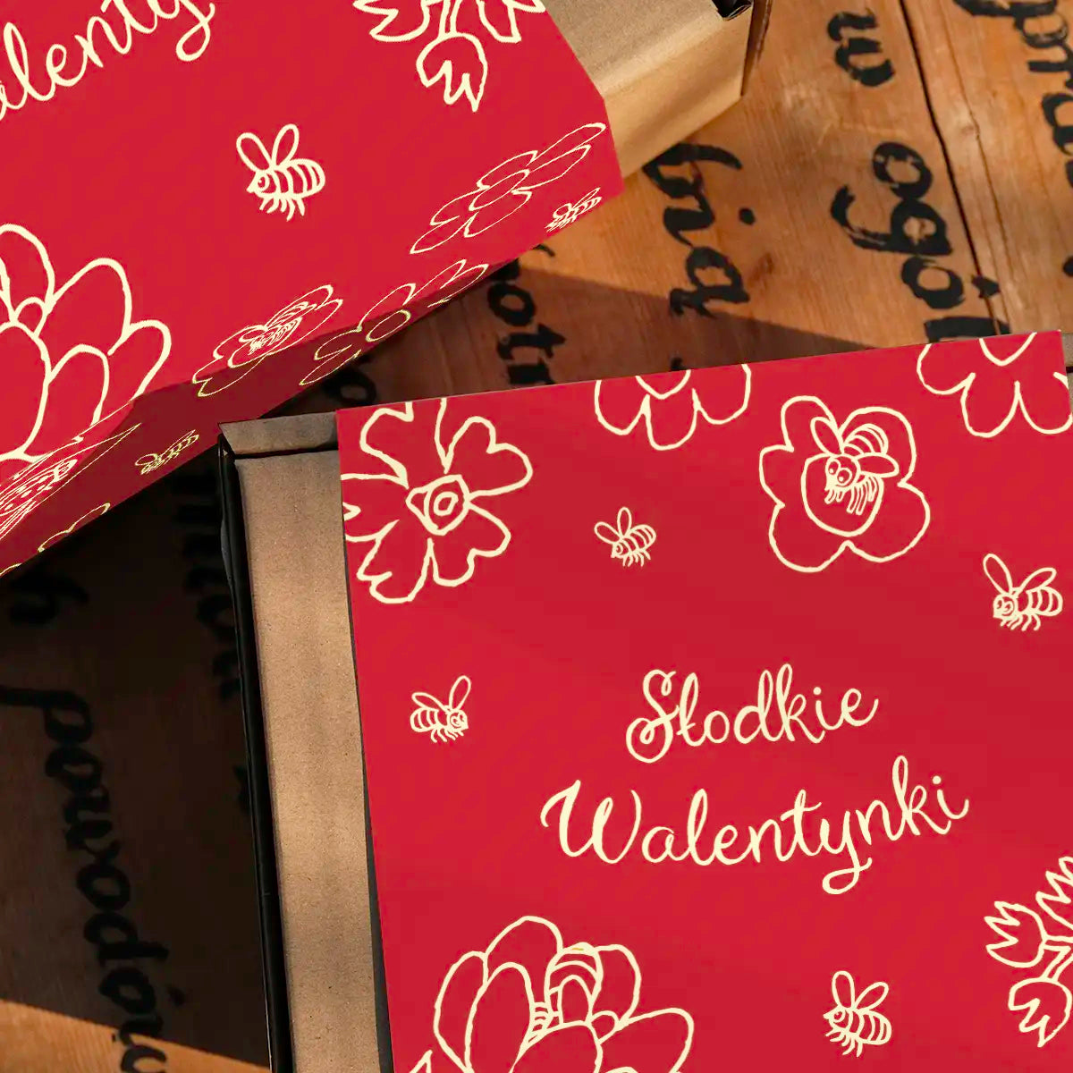 Opakowanie prezentowe na Walentynki