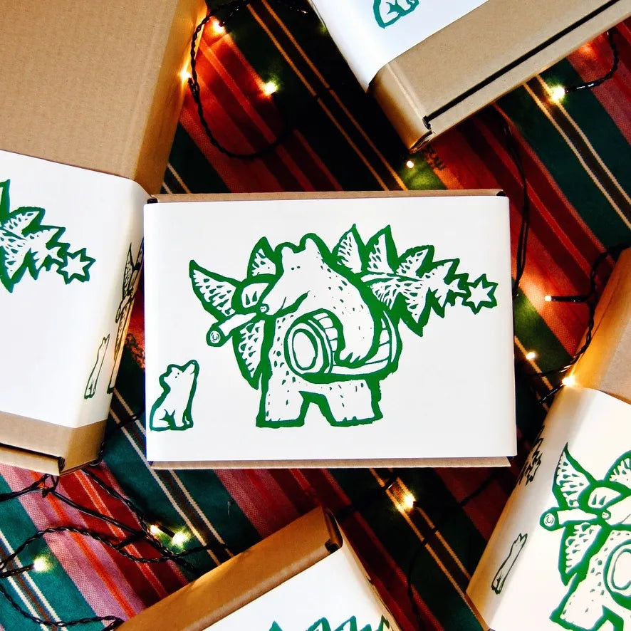 Świąteczne opakowanie na prezent - Gospodarstwo Pasieczne Leśny Dwór