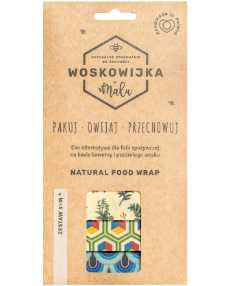 Woskowijki zapakowane w papierowe opakowanie