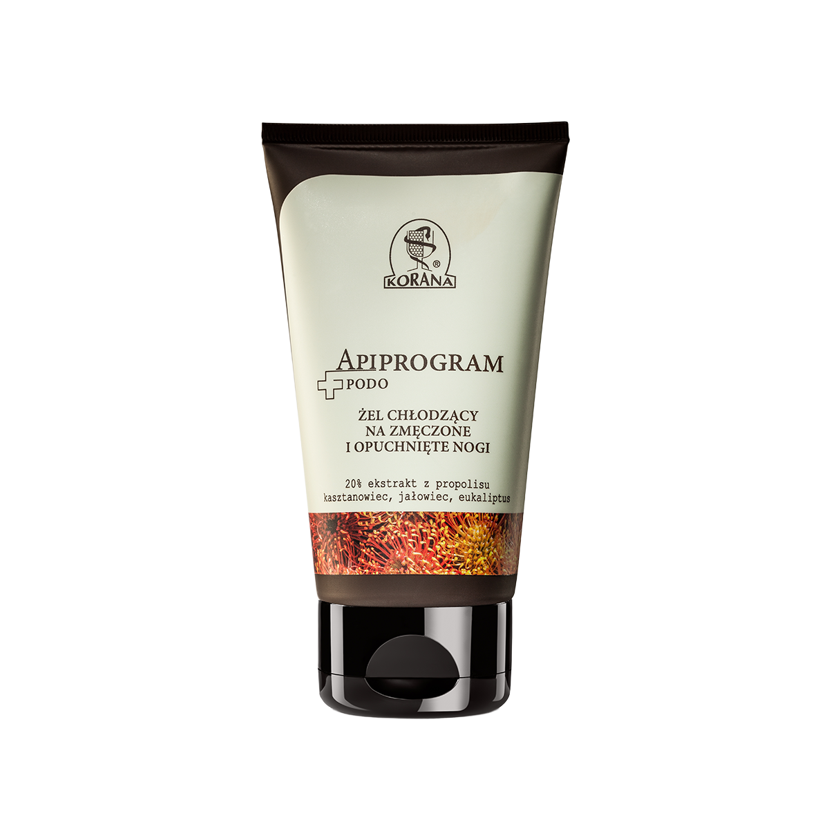 Żel chłodzący na zmęczone i opuchnięte nogi APIPROGRAM PODO - Korana