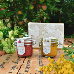 Zestaw Owocowy Duet - Miód na Prezent - Gospodarstwo Pasieczne Leśny Dwór